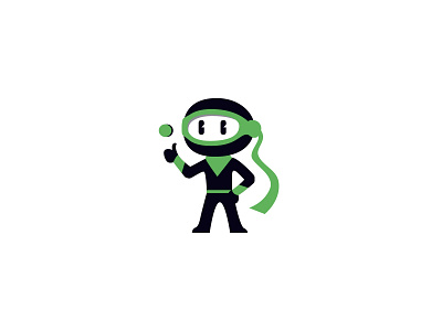 Green Clan Ninja design green icon illustration logo logodesign logotype minimal ninja vector