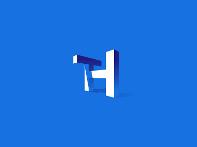 TH branding design icon illustration letter logo logodesign logotype minimal th vector