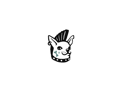 Bad to the bone branding chihuahua design dog icon illustration logo logodesign logotype minimal tattoo vector