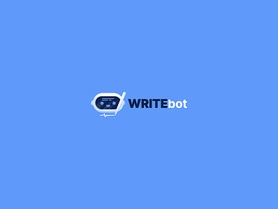 Bot Writer logo ai bot branding design icon illustration logo logodesign logotype minimal vector writer