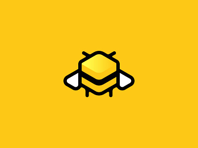 Bee/Bumblebee Data logo bee branding bum bumblebee data design icon logo logodesign logotype minimal vector