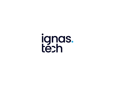 Ignas Tech branding design logo logodesign logotype minimal vector