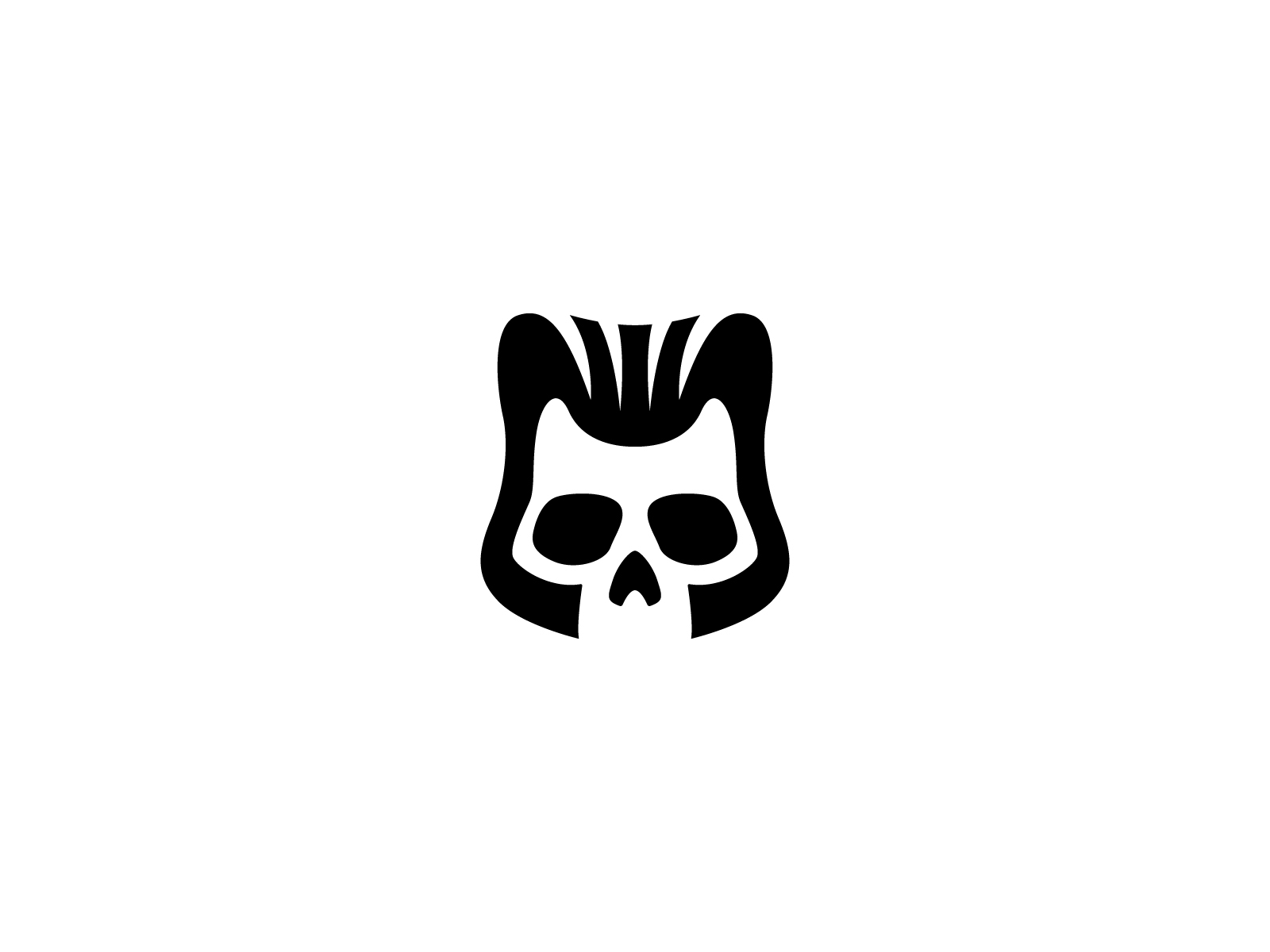 Rockabilly Skull by Ivan Cornea on Dribbble