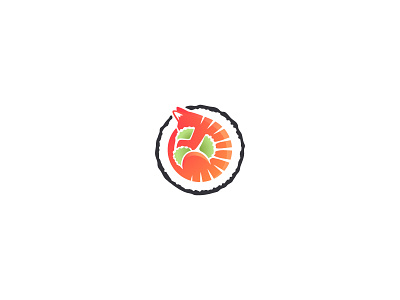 Sushi cat cat icon illustration logo logodesign logotype minimal sushi vector