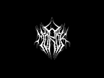 Morok black metal illustration logo logodesign logotype metal morok vector