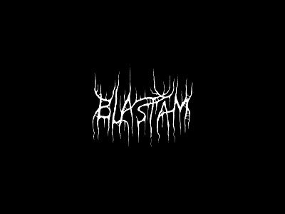 Blastam black metal design illustration logo logodesign logotype vector