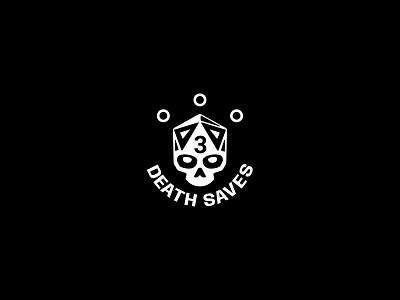 3 Death Saves branding design icon logo logodesign logotype minimal vector