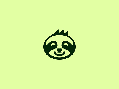 Happy Sloth logo branding design icon illustration logo logodesign logotype mascot minimal sloth vector
