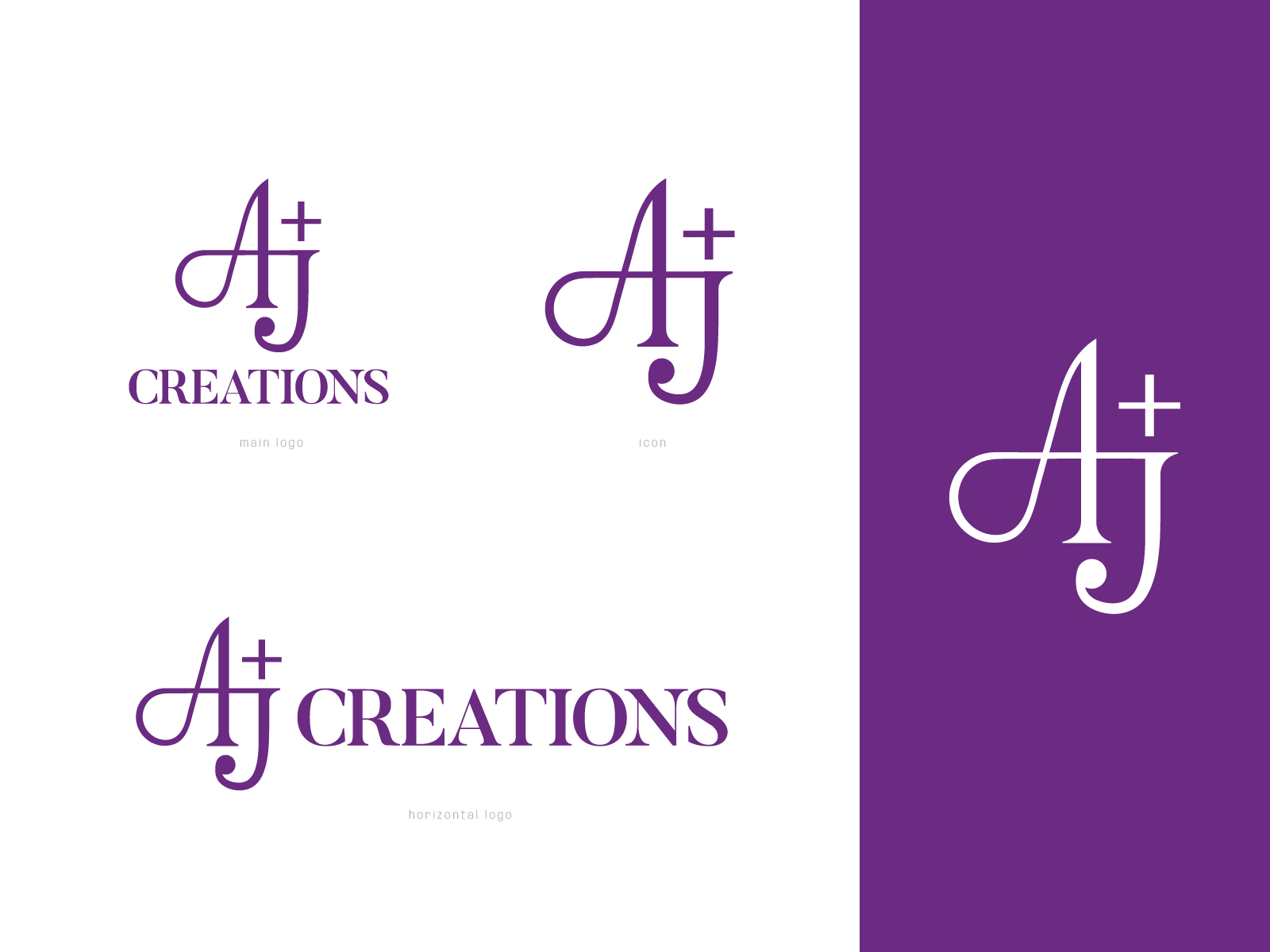 Aj Creations Logo By Ivan Cornea On Dribbble