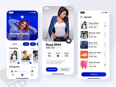 Mobile Ecommerce App Interface