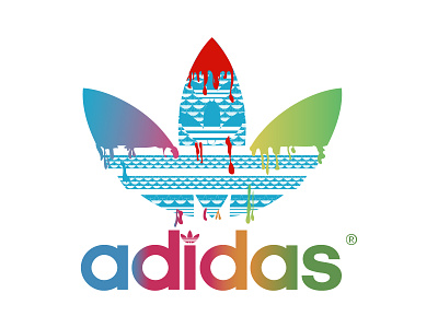 Adidas Logo adidas logo colorful colorfull colorfull adidas logo colorfull adidas logo design flyer illustration langkawi marine sanctuary logo mcv logo minimal