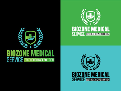 BIOZONE MEDICALE SERVICE LOGO DESIGN biogone logo branding design illustration logo logo design medicale logo minimal