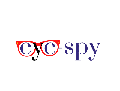 Eyeshop branding illustration logo typography