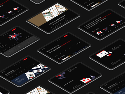 IT Company Website Design branding concept darkthem design itcompany ui ux website websitedesign