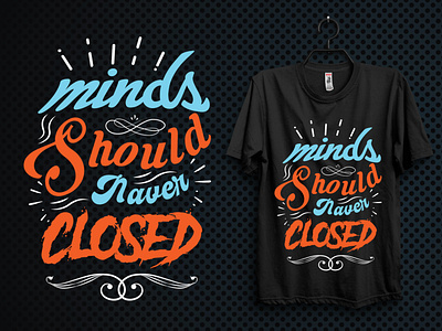 Outstanding typography t-shirt design