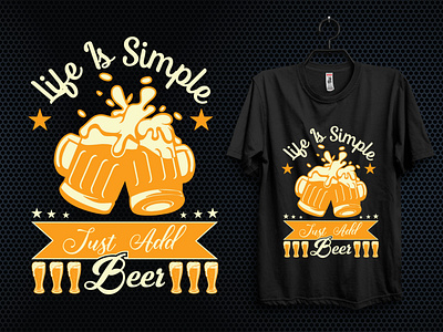 Professional Beer T-shirt Design