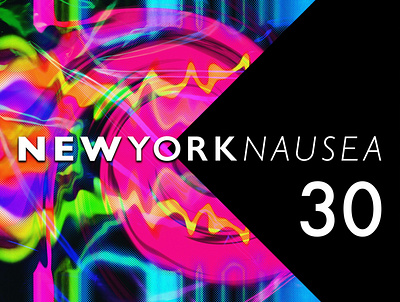 New York Nausea: Spotify Playlist Artwork abstact abstract art colorful dance music digital art edm graphic design music music art playlist trippy