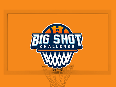 Big Shot Challenge basketball branding design graphic design hoop logo net sports