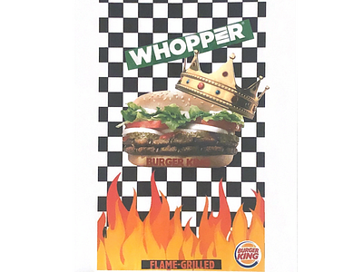 burger king whopper re-creating the advertisement