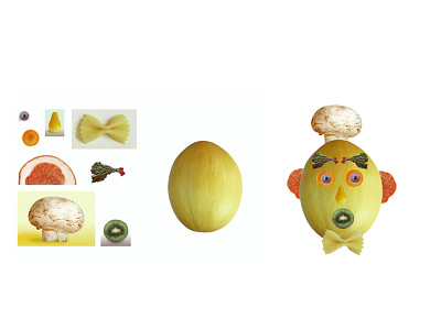 The Melon Man art illustraion photoshop vegetables