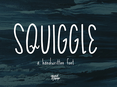 Squiggle Handwritten Font chalkboard font childrens book childrens book font childrens font display font font hand lettering handwriting font kids font lettering lettering font menu font navy poster font sans serif font squiggle swirly swirly font typeface typography