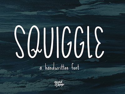 Squiggle Handwritten Font