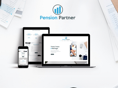 Pension Partner Website branding business colour corporate design design website design