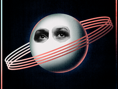 Saturn Album Cover branding graphic design logo