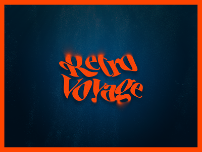 Retro Voyage Poster Concept branding design graphic design illustration logo motion graphics typography ui vr