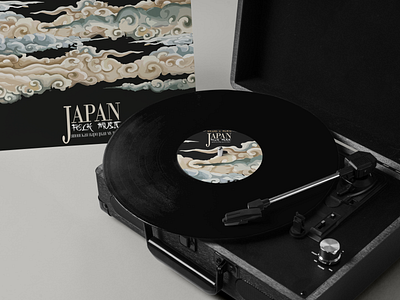 PACKAGING DESIGN OF A JAPANESE FOLK MUSIC DISC