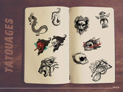 TATOO concept art design illustration photoshop tatoo