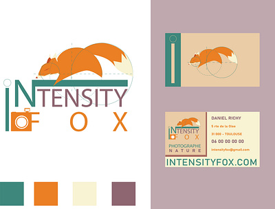 logo et carte de visite branding carte de visite colors concept art design icon illustration logo vector