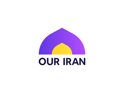 OurIran Logo branding design illustration logo