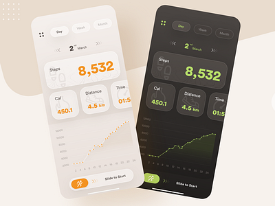 Fitness Application UI Concept