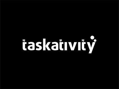 Logotype Taskativity branding design graphic design illustration illustrator logo minimal type typography vector