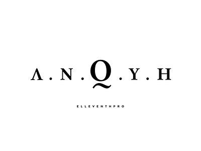 ANQYH - Typograph Design