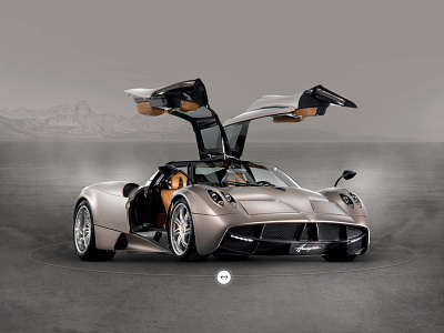 Pagani - Huayra 360 car view automotive car view huayra illustration pagani website