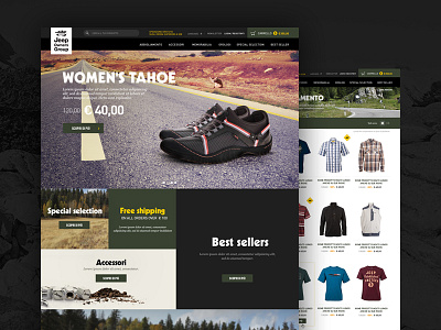 JEEP OWNERS - Official Online Store automotive concept design ecommerce jeep layout website