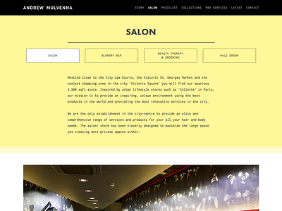 Andrew Mulvenna / Salon