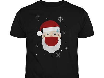 Covid Santa Christmas T-shirt christmas sweater cloothing design design maker harris shirt holiday merry chrismas merry chrismas tree santaclaus shirt designs