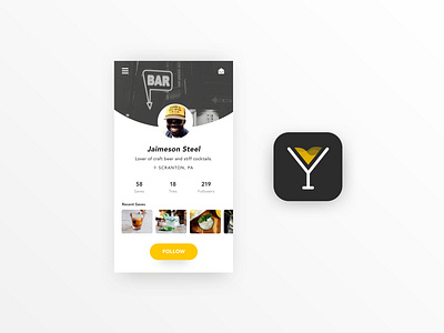 Daily UI #005 #006 app app icon daily ui ui user profile