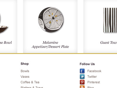 Madhouse - Footer ecommerce footer