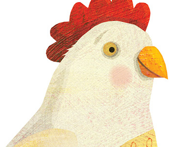 Chirp Magazine Chicken animal illustration childrens book illustration