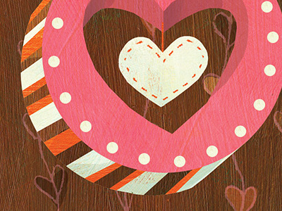 XOXO Valentine greeting card illustration illustrated type illustration love typography valentines day