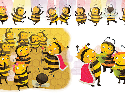 Chirp Magazine - Beezly the Bee animal illustration bee childrens book illustration childrens books educational publishing illustration kidlitart whimsical