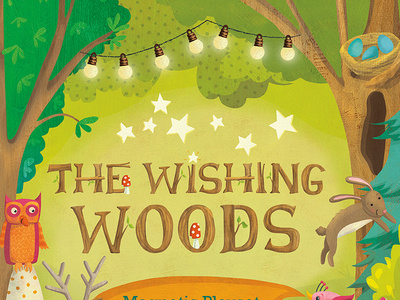 The Wishing Woods magnetic playset cover childrens book illustration childrens illustration childrens market forest forest animals games kidlitart toys