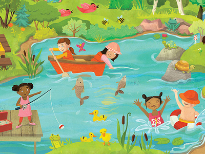 World Vision spring bounceback poster - detail childhood childrens book childrens book illustration childrens books childrens illustration childrensillustration educational publishing illustration kidlitart kids books nature whimsical