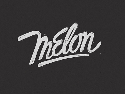 Melon type handlettering illustrator lettering melon melonclothes type typography vector
