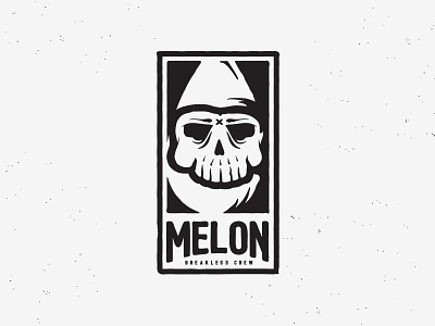 Melon Seed Logo illustration illustrator logo melon seed skull streetwear typography vector