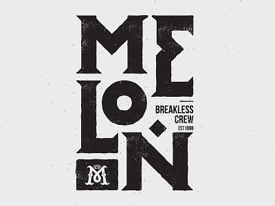 Melon Heavy Type clothing lettering letters melonclothes skateboarding typo typography
